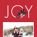 "Joy to You" - Retired Holiday Cards in Berry by lena barakat - Close-Up