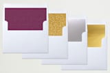 "Minimalistic Chic" - Retired Holiday Cards in Plum by jomolo - Envelope Liners