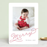 "Adorably Merry" - Retired Holiday Cards in Holly by Chryssi Tsoupanarias - Front
