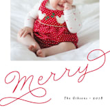 "Adorably Merry" - Retired Holiday Cards in Holly by Chryssi Tsoupanarias - Close-Up