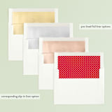 "Adorably Merry" - Retired Holiday Cards in Holly by Chryssi Tsoupanarias - Envelope Liners