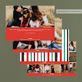 "jolly colors" - Retired Holiday Cards in Holly by Angela Garrick - Back of Card