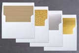 "Band" - Retired Holiday Cards in Golden by Stacey Hill - Envelope Liners