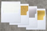 "We are Merry Forever" - Retired Holiday Cards in Slate by Leah Ragain - Envelope Liners