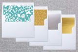 "Festive Banner" - Retired Holiday Cards in Glacier by trbdesign - Envelope Liners