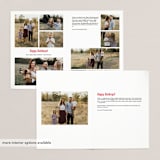 "Bouncing off the walls" - Retired Holiday Cards in Sleigh by Lea Delaveris - Interior Options