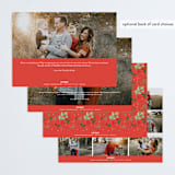 "Joy Greenery" - Retired Holiday Cards in Ruby by curiouszhi - Back of Card