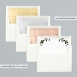 "Tailored" - Retired Holiday Cards in Cherry by Design Lotus - Envelope Liners