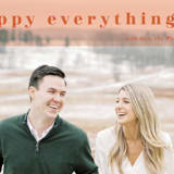 "Just Happy!" - Retired Holiday Cards in Clementine by Keena Grace - Close-Up