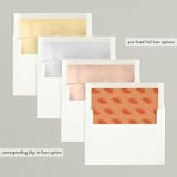 "Just Happy!" - Retired Holiday Cards in Clementine by Keena Grace - Envelope Liners