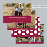 "No Place Like Home" - Retired Holiday Cards in Linen by Erin Deegan - Back of Card