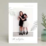 "Minimal Elegance" - Retired Holiday Cards in Snow by Kelly Schmidt - Front