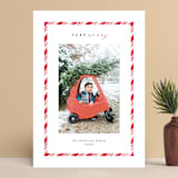 "Peppermint" - Retired Holiday Cards in Peppermint by Stardust Design Studio - Front