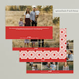 "Timeless Greeting" - Retired Holiday Cards in Holly Berry by Alston Foster - Back of Card