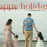 "Timeless Greeting" - Retired Holiday Cards in Holly Berry by Alston Foster - Close-Up
