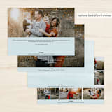 "Serene Frame" - Retired Holiday Cards in Ice by Ekko Studio - Back of Card