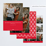 "ARA" - Retired Holiday Cards in Cardinal by Melanie Kosuge - Back of Card