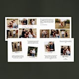 "abstract trees" - Retired Holiday Cards in Holly Berry by Qing Ji - Interior Options