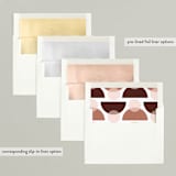 "boho joy" - Retired Holiday Cards in Grapefruit by Susan Zinader - Envelope Liners