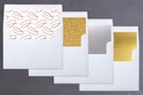 "Joy Swash Ful" - Retired Holiday Cards in Candy Cane by Chasity Smith - Envelope Liners