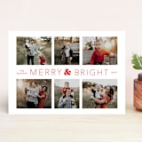 "Holiday Collage" - Retired Holiday Cards in Stocking by Little Print Design - Front