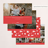 "Holiday Collage" - Retired Holiday Cards in Stocking by Little Print Design - Back of Card