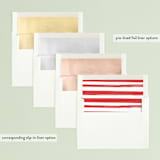 "The More, the Merrier" - Retired Holiday Cards in Snowflake by Carolyn MacLaren - Envelope Liners
