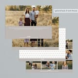"Classic Neutral" - Retired Holiday Cards in Taupe by Wendy Chung - Back of Card