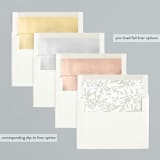 "Winter Floral Garden" - Retired Holiday Cards in Spruce by Kelly Ventura - Envelope Liners