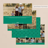 "pawsitively blessed" - Retired Holiday Cards in Pine by Lori James - Back of Card