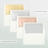 "To Be Merry" - Retired Holiday Cards in Hunter by Kasia Labocki - Envelope Liners