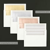"Crew" - Retired Holiday Cards in Snow by Megan Davis - Envelope Liners
