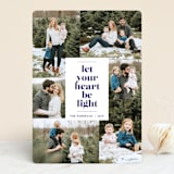 "Be Light" - Retired Holiday Cards in Twilight by Design Lotus - Front