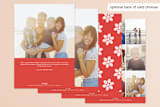 "Bold Peace" - Retired Holiday Cards in Poinsettia by Kerry Doyle - Back of Card