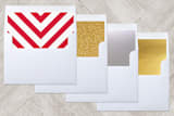 "The Heart of Joy" - Retired Holiday Cards in Poppy by fatfatin - Envelope Liners