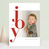 "Joyful Stack" - Retired Holiday Cards in Rouge by Michelle Taylor - Front