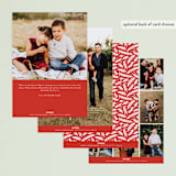 "Joyful Stack" - Retired Holiday Cards in Rouge by Michelle Taylor - Back of Card