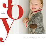 "Joyful Stack" - Retired Holiday Cards in Rouge by Michelle Taylor - Close-Up