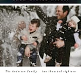 "Winter Wishes" - Retired Holiday Cards in Midnight by Lea Velasquez - Close-Up