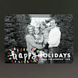 "Holiday Burst" - Retired Holiday Cards in Glacier by Abby Munn - Front