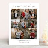 "Year of Cheer" - Retired Holiday Cards in Charcoal by Megan Cash - Front