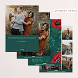 "Year of Cheer" - Retired Holiday Cards in Charcoal by Megan Cash - Back of Card