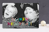 "Colorful Happy Everything" - Retired Holiday Cards in Rainbow by fatfatin - Front