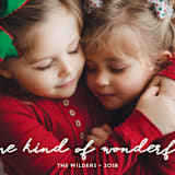 "some kind of wonderful" - Retired Holiday Cards in Cloud by Carol Fazio - Close-Up