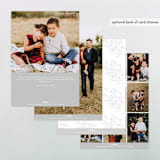 "Festive Foliage Frame" - Retired Holiday Cards in Snow by Hannah Williams - Back of Card