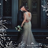 "Festive Foliage Frame" - Retired Holiday Cards in Snow by Hannah Williams - Close-Up