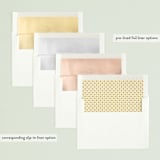 "Classic Merry" - Retired Holiday Cards in Golden by Alston Foster - Envelope Liners