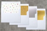 "Artistic Tree" - Retired Holiday Cards in coral by Qing Ji - Envelope Liners