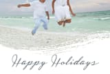 "Beach Holiday" - Retired Holiday Cards in Lava by BeachPaperCo - Close-Up
