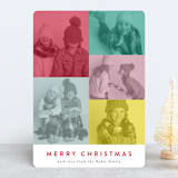"Colorful Blocks" - Retired Holiday Cards in Festive by Kampai Designs - Front